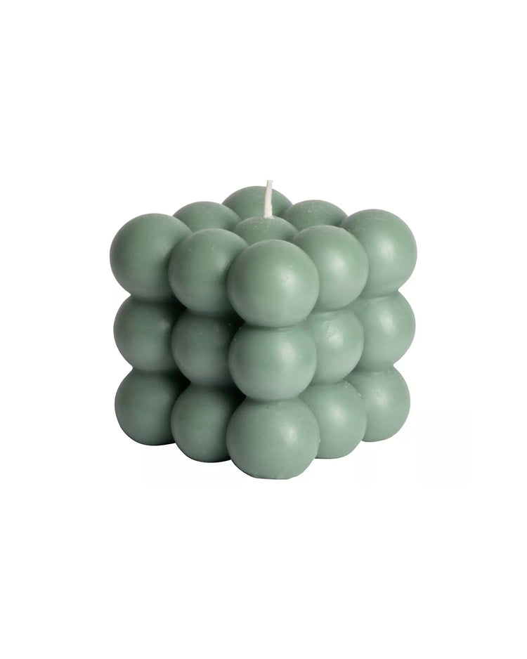 Figuur Kaars Cube Groen 1